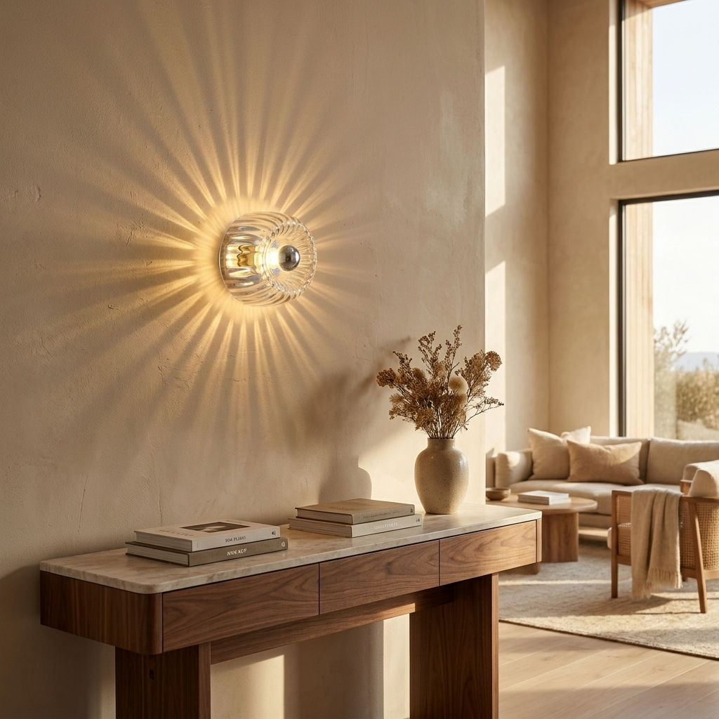 Bauhaus Glass Wall Lamp