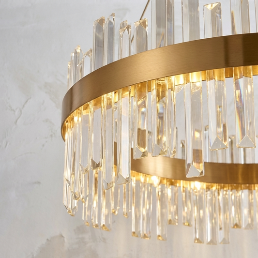 Crystal Ring Chandelier