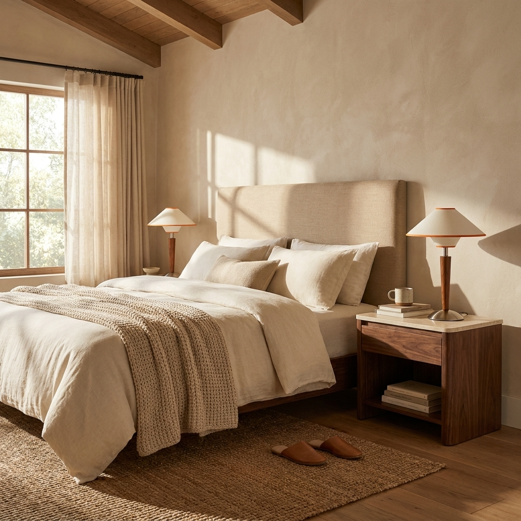 Japanese Wood Table Lamp