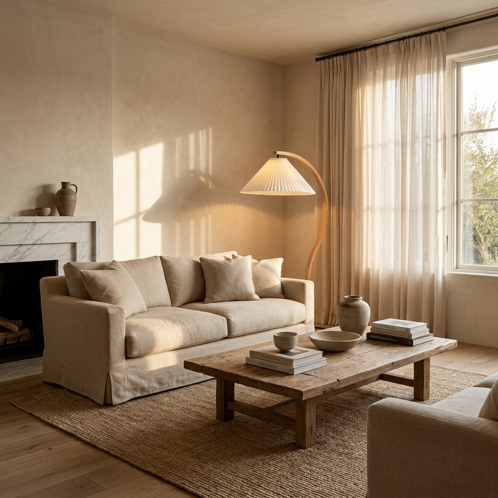 Scandinavian Pleated Floor Lamp