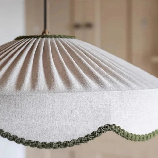 Japanese Retro Fabric Wabi Sabi Pendant Light