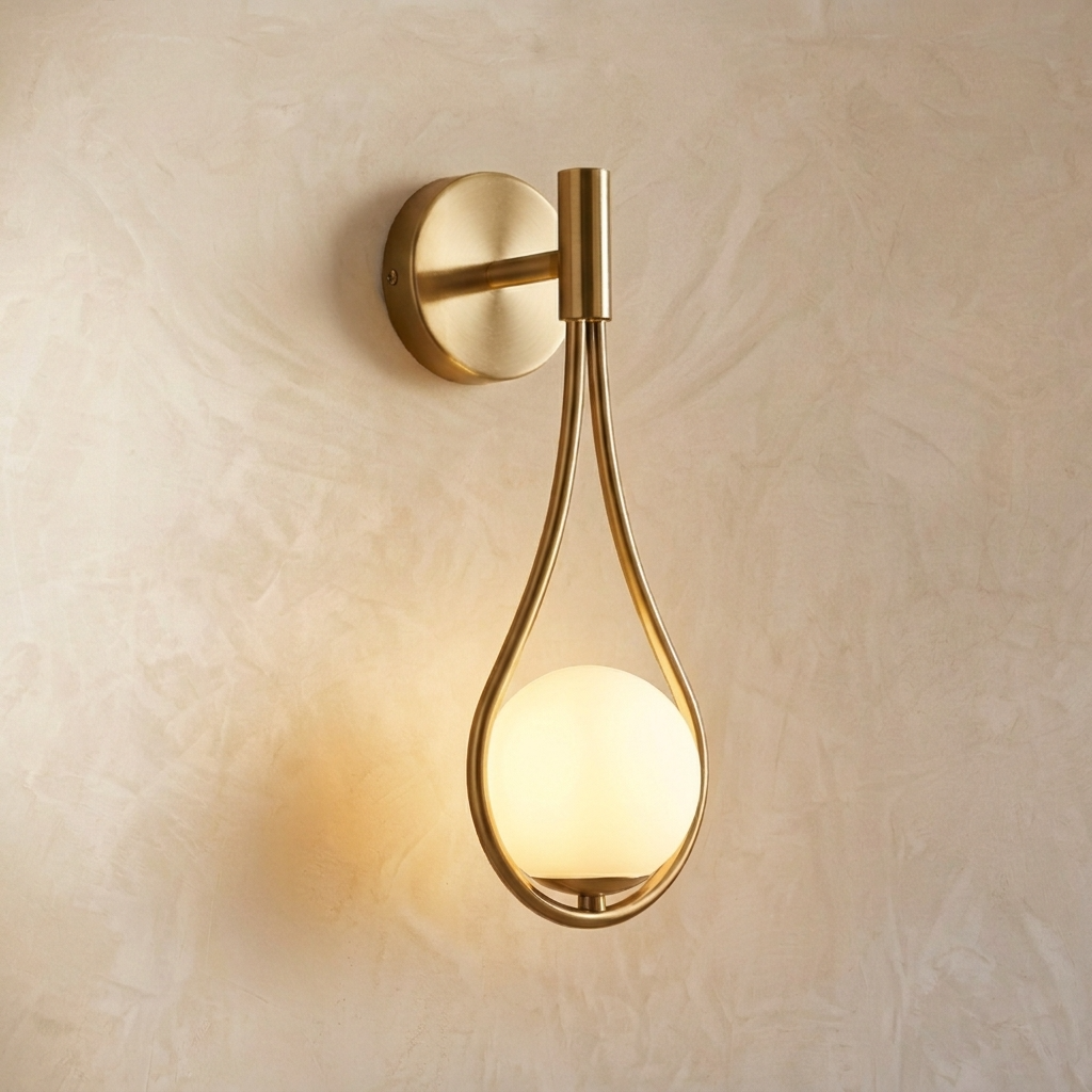 Droplet Glass Wall Lamp