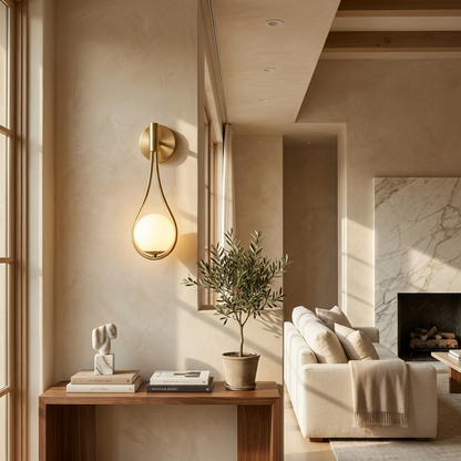 Droplet Glass Wall Lamp