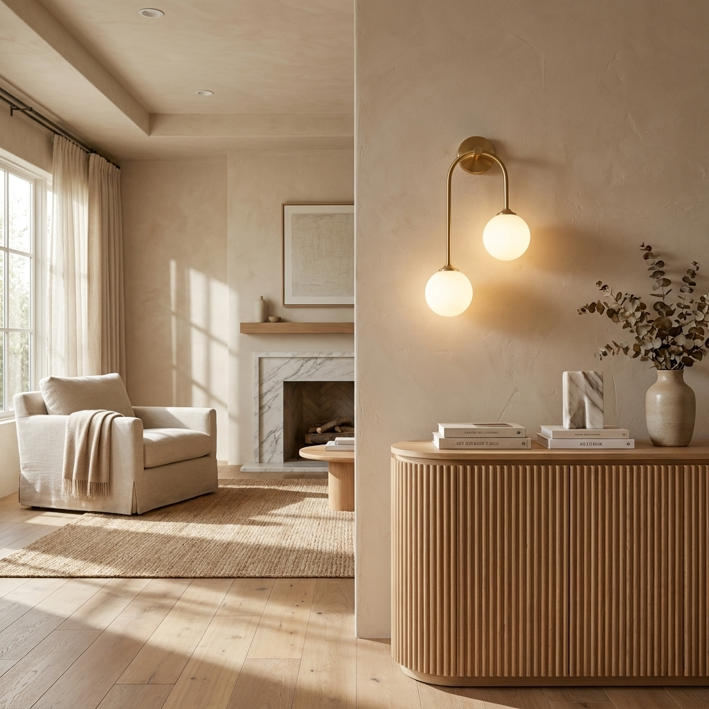 Dual Glass Nordic Wall Lamp
