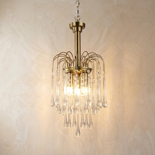 French Waterfall Crystal Chandelier