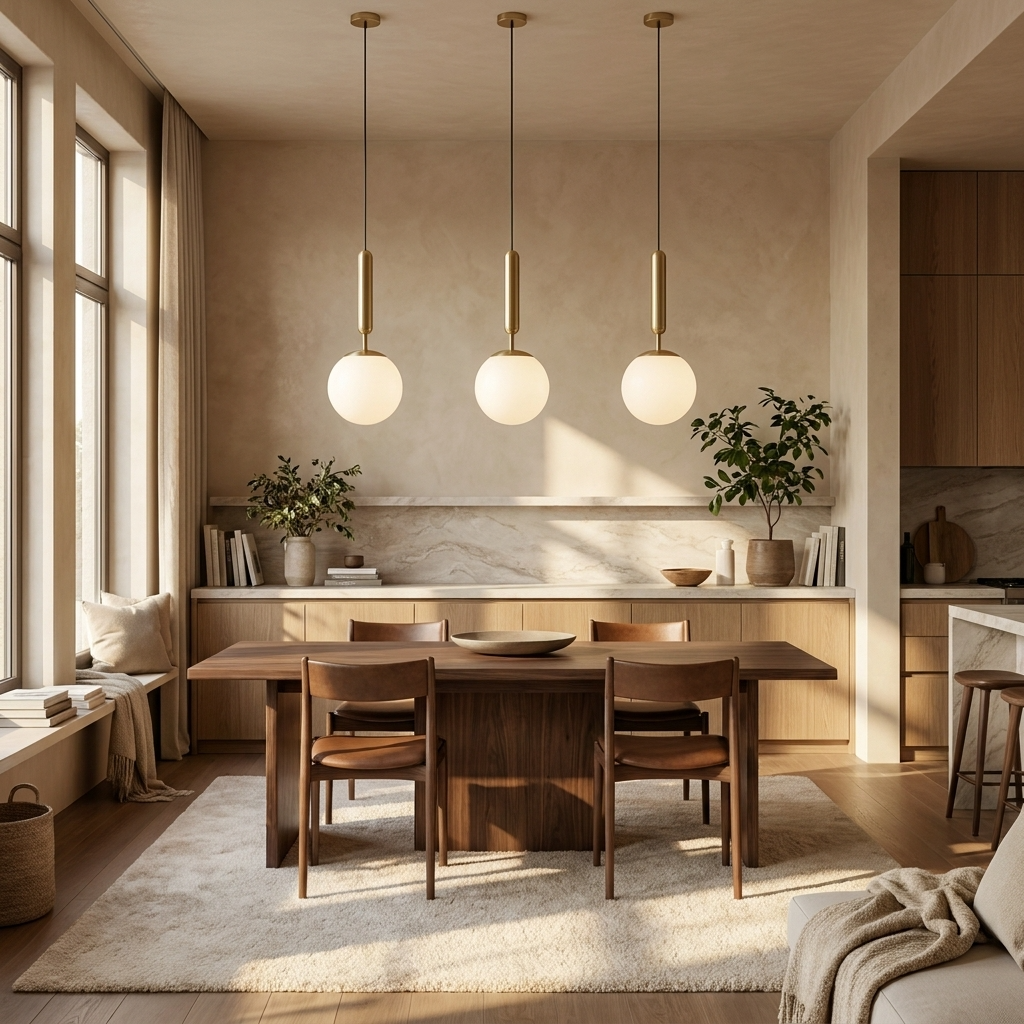 Frosted Glass Globe Pendant Light