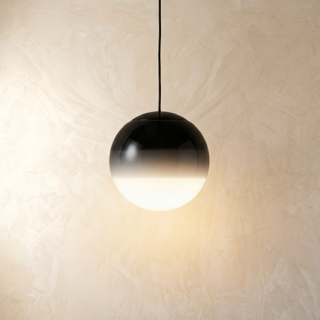 Gradient Glass Globe Pendant Light