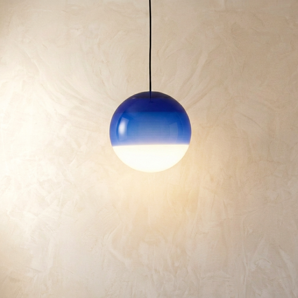 Gradient Glass Globe Pendant Light