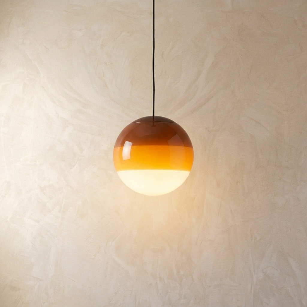 Gradient Glass Globe Pendant Light