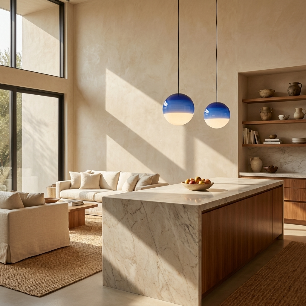 Gradient Glass Globe Pendant Light