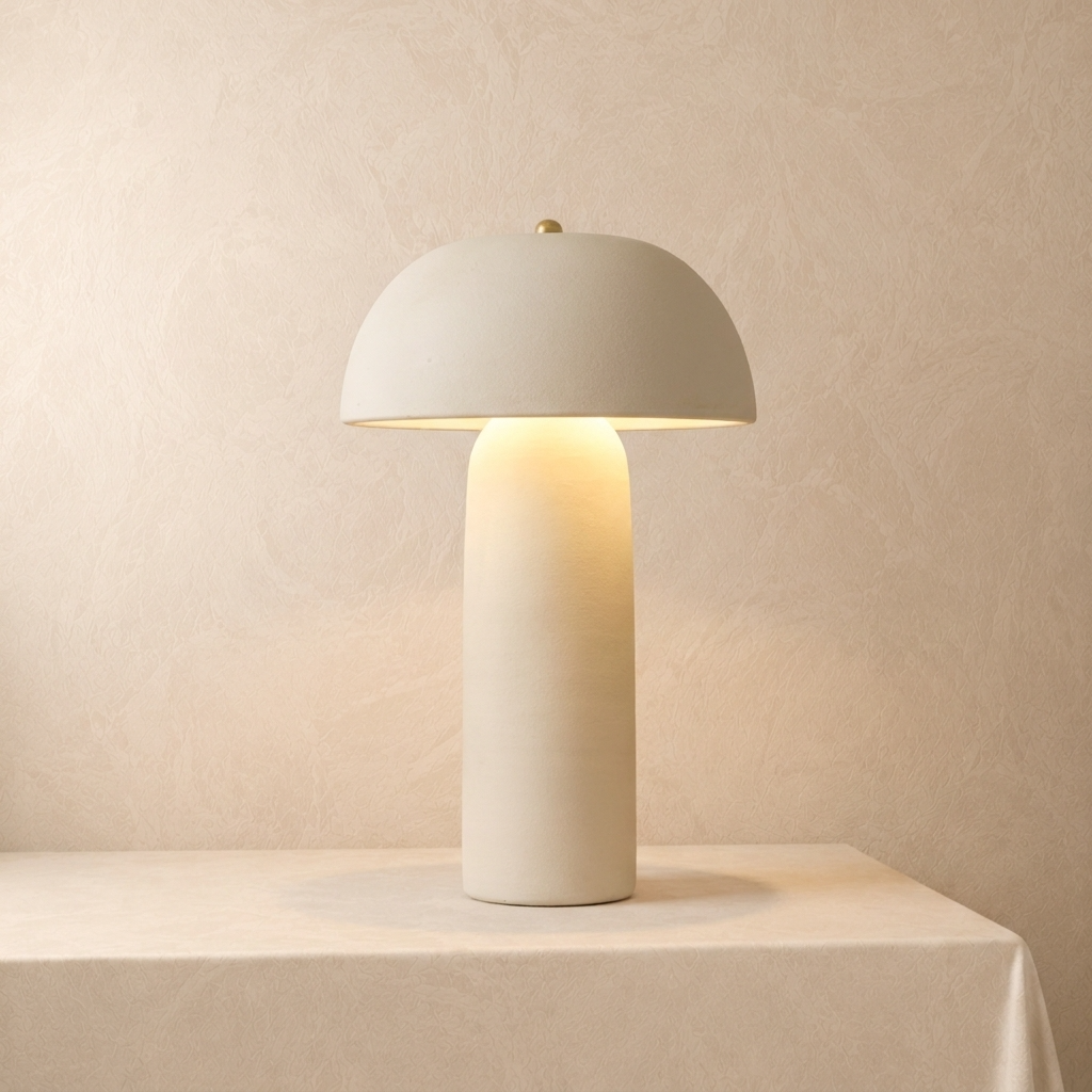 Japanese Wabi Sabi Mushroom Table Lamp