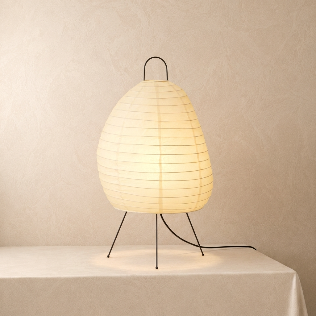 Japanese Washi Paper Table Lamp
