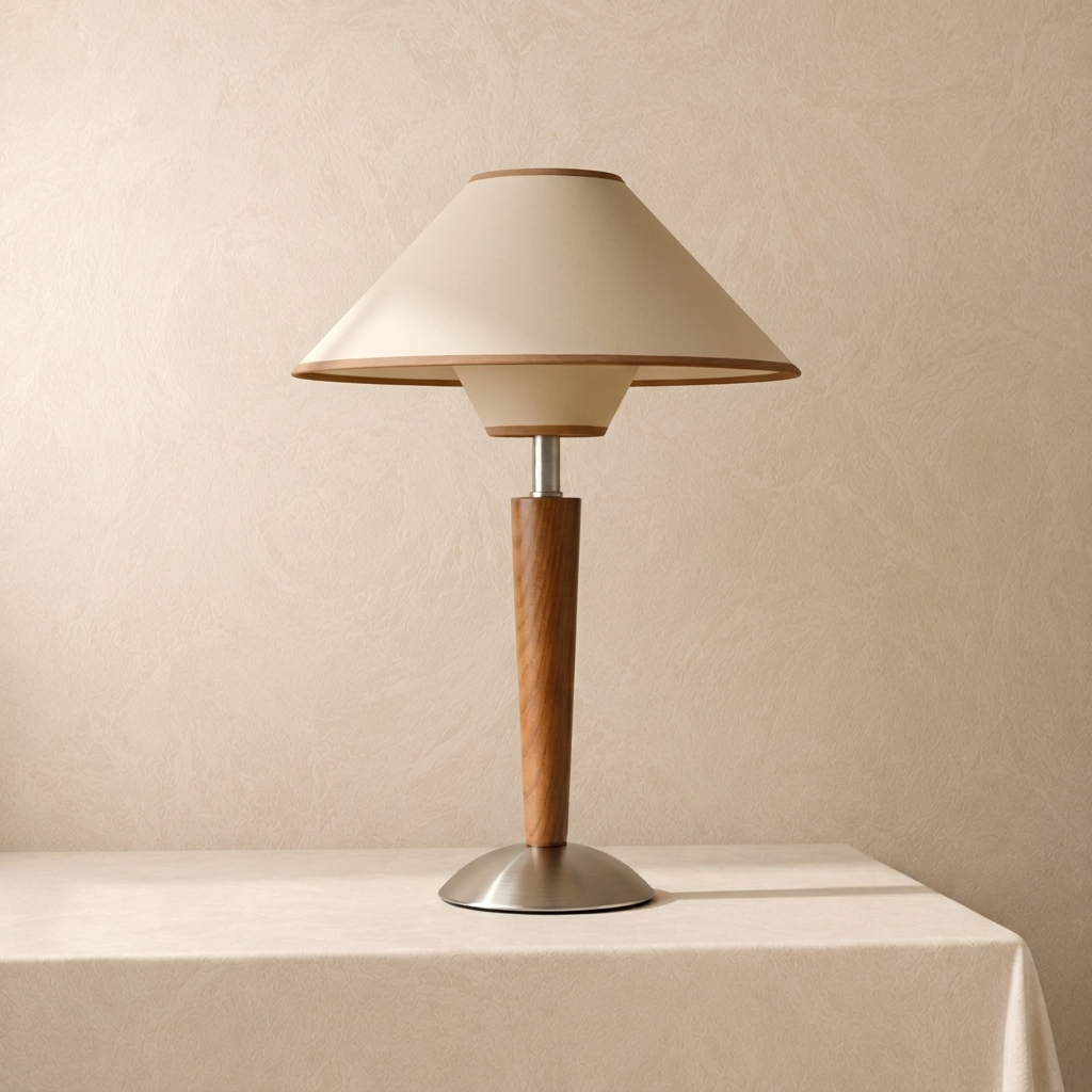 Japanese Wood Table Lamp