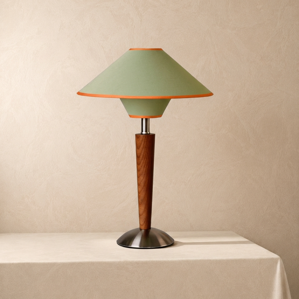 Japanese Wood Table Lamp