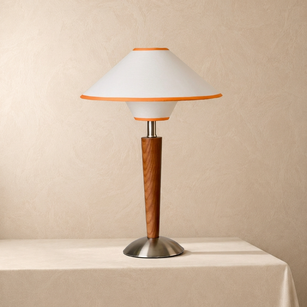 Japanese Wood Table Lamp
