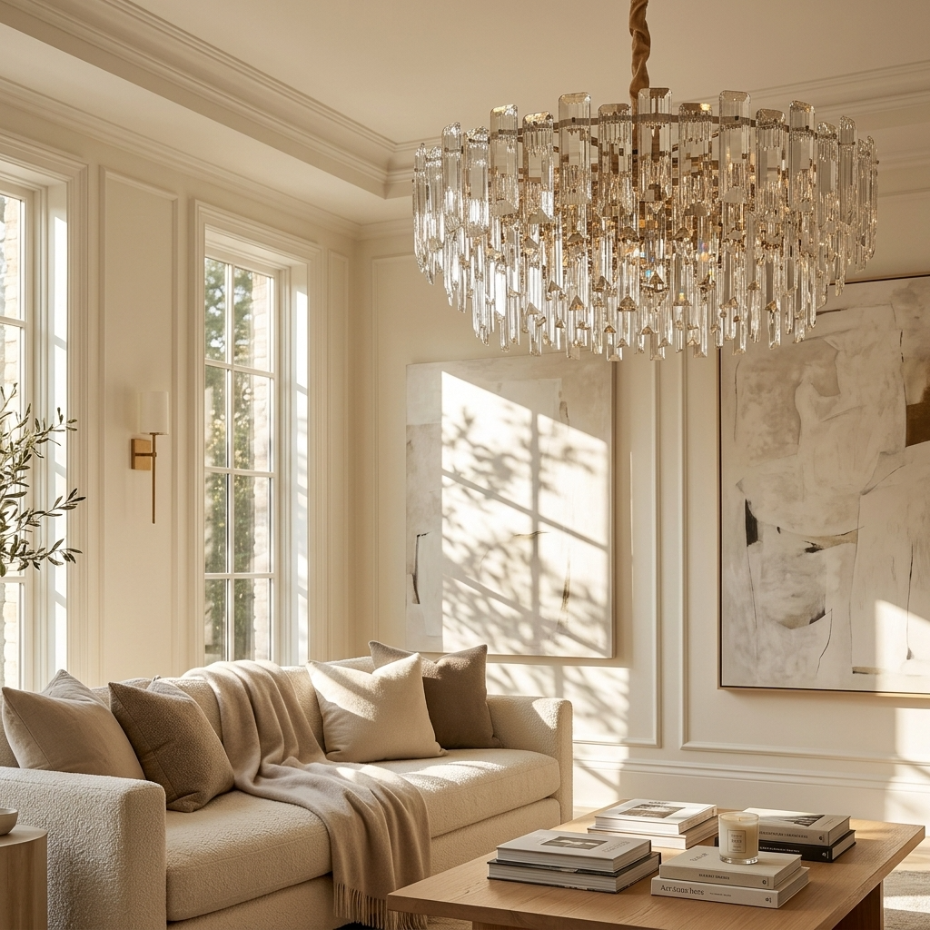 Luxury Crystal Tiered Chandelier