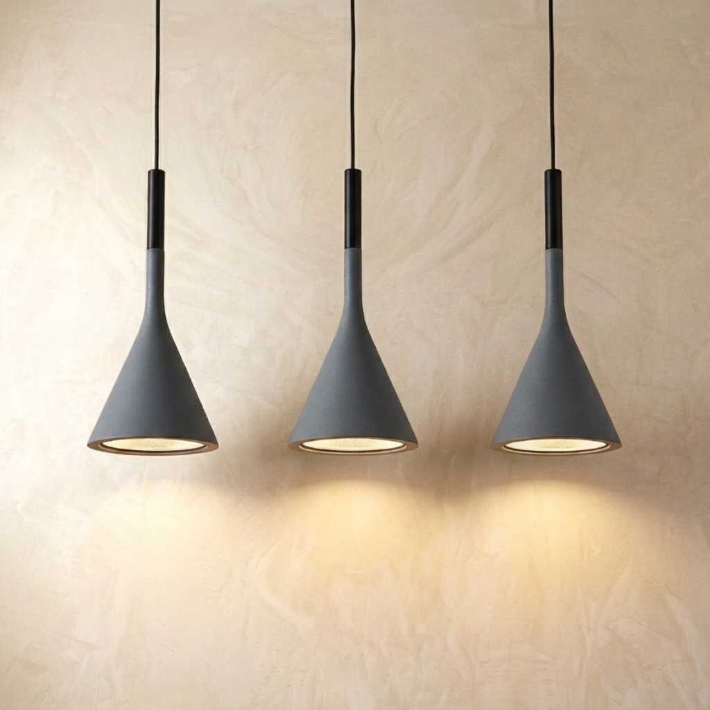 Minimal Funnel Pendant Light