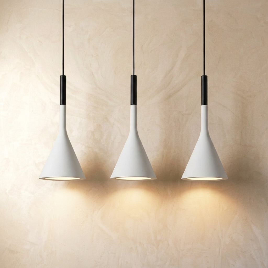 Minimal Funnel Pendant Light