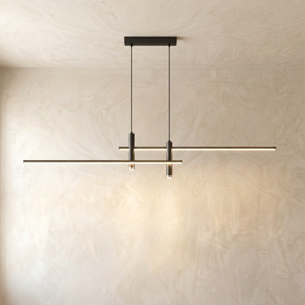 Minimalist Linear Island Pendant Light