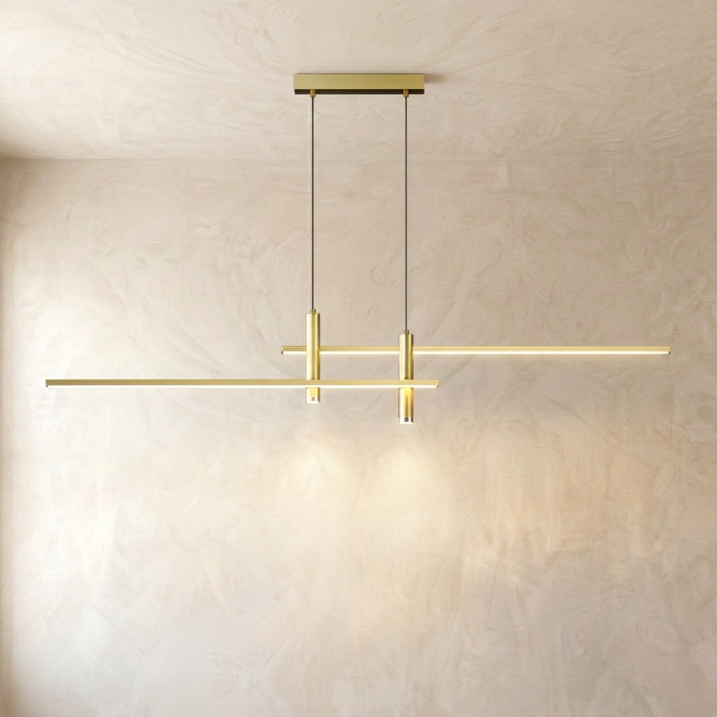 Minimalist Linear Island Pendant Light