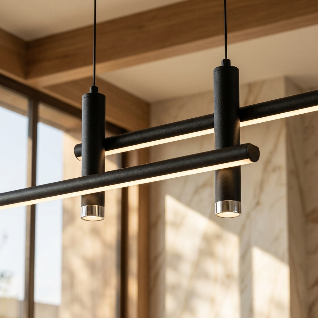 Minimalist Linear Island Pendant Light