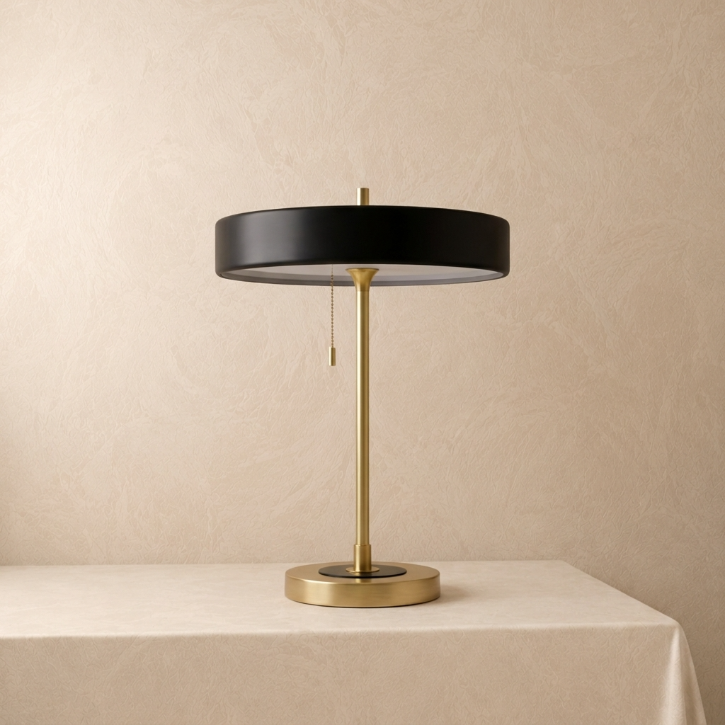 Modern Drum Table Lamp