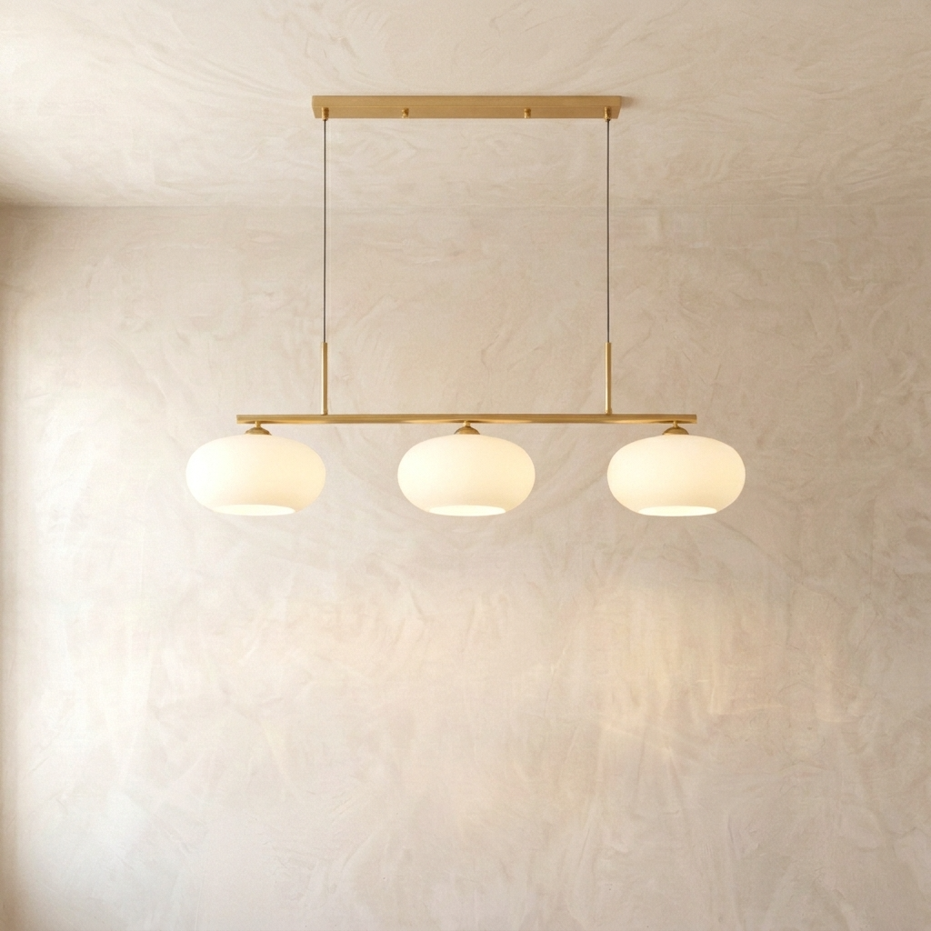 Modern Linear Glass Pendant Light