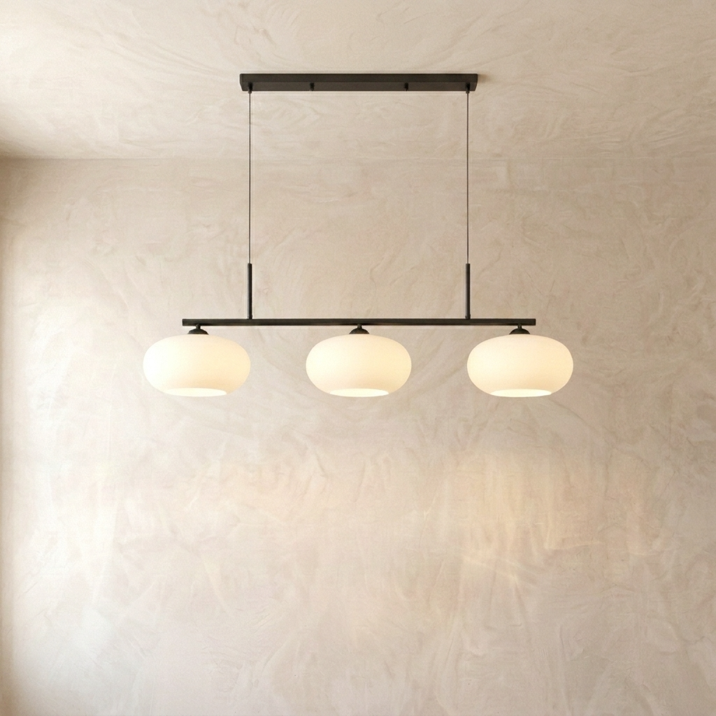 Modern Linear Glass Pendant Light