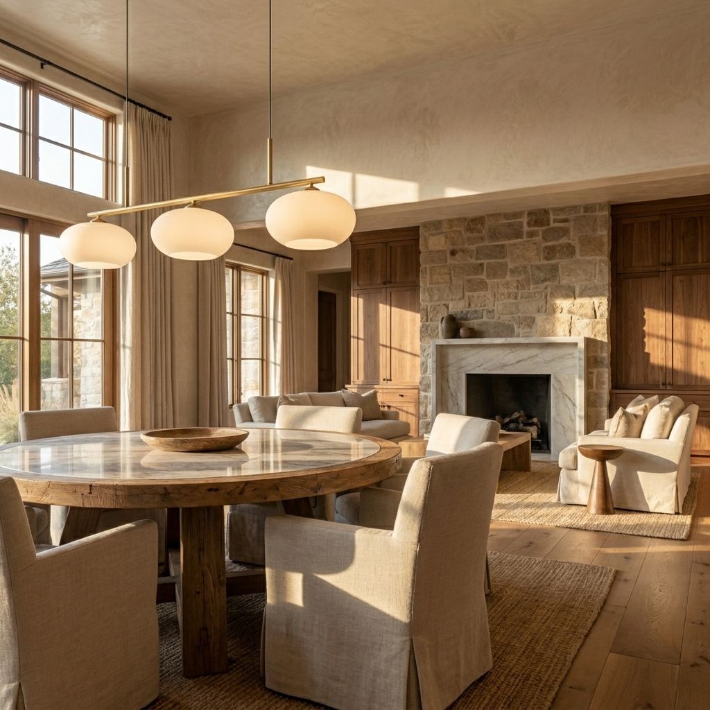 Modern Linear Glass Pendant Light