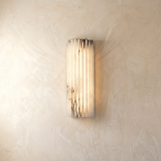 Natural Alabaster Linear Wall Lamp