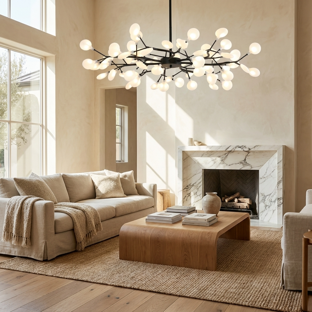 Nordic Firefly Branch Chandelier