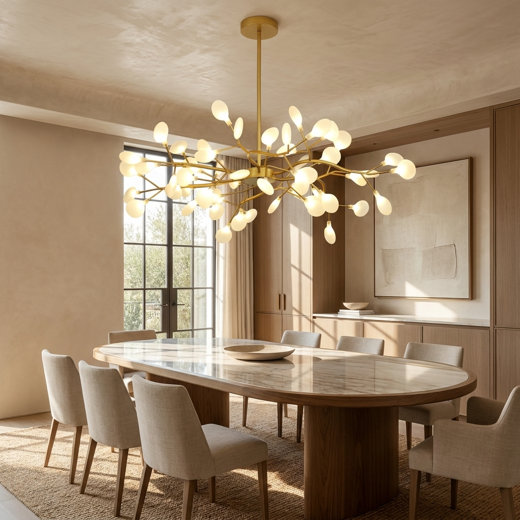 Nordic Firefly Branch Chandelier
