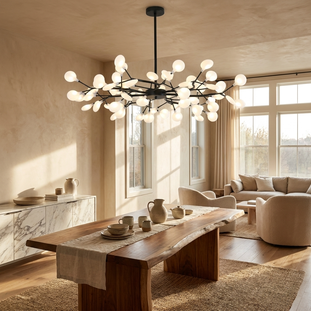 Nordic Firefly Branch Chandelier