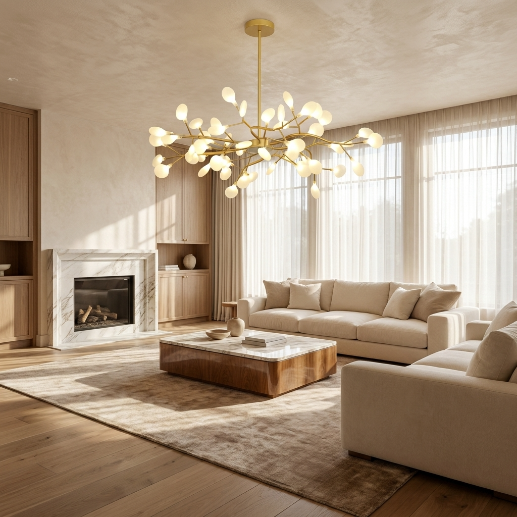 Nordic Firefly Branch Chandelier
