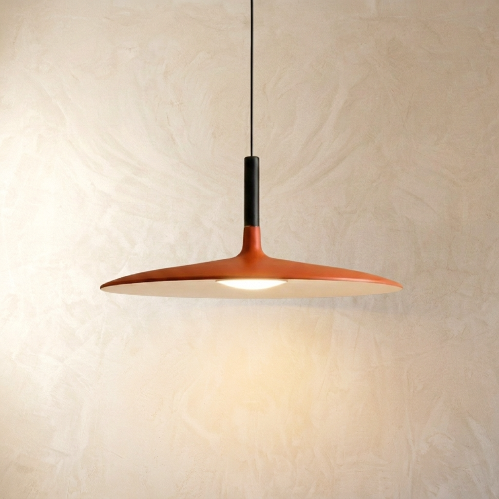 Nordic Flat Disc Pendant Light