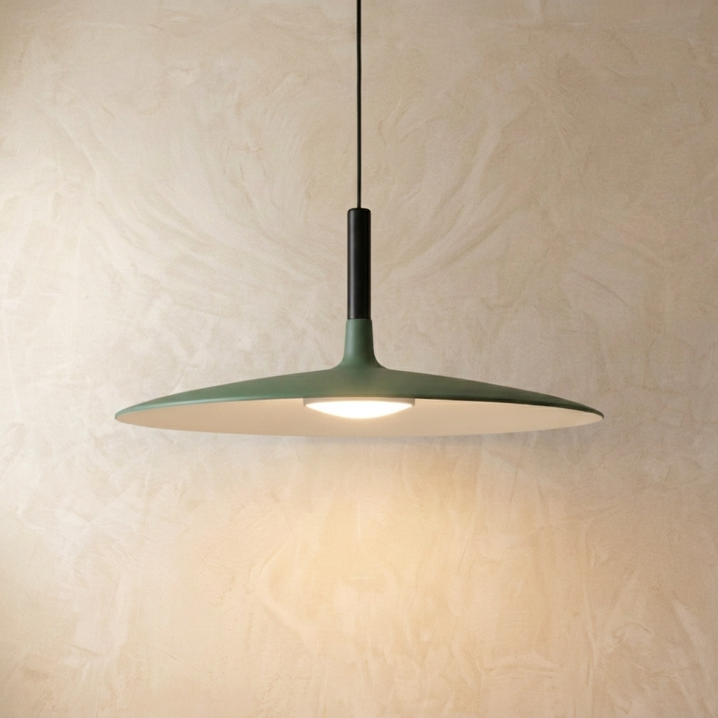 Nordic Flat Disc Pendant Light