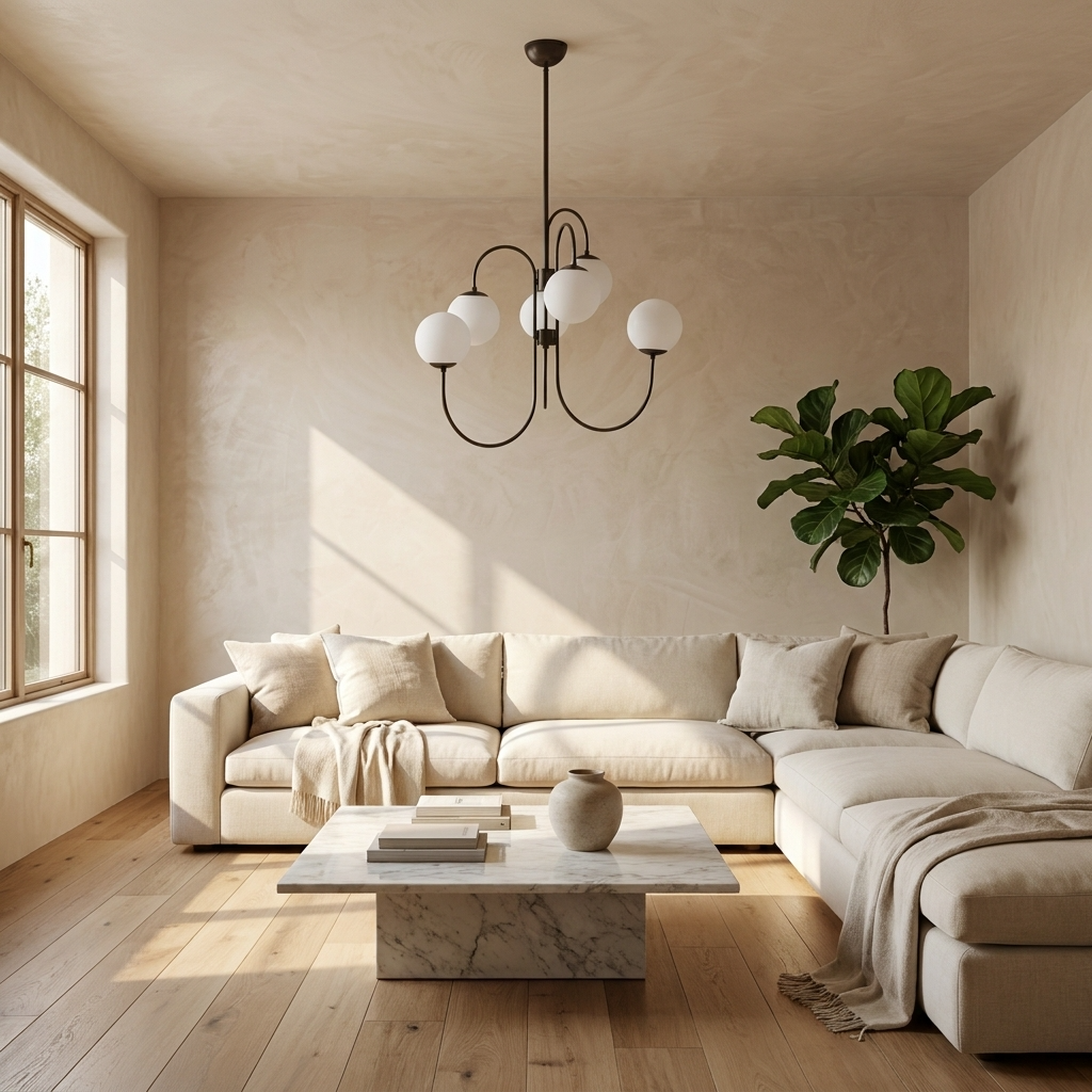 Nordic Gooseneck Globe Chandelier