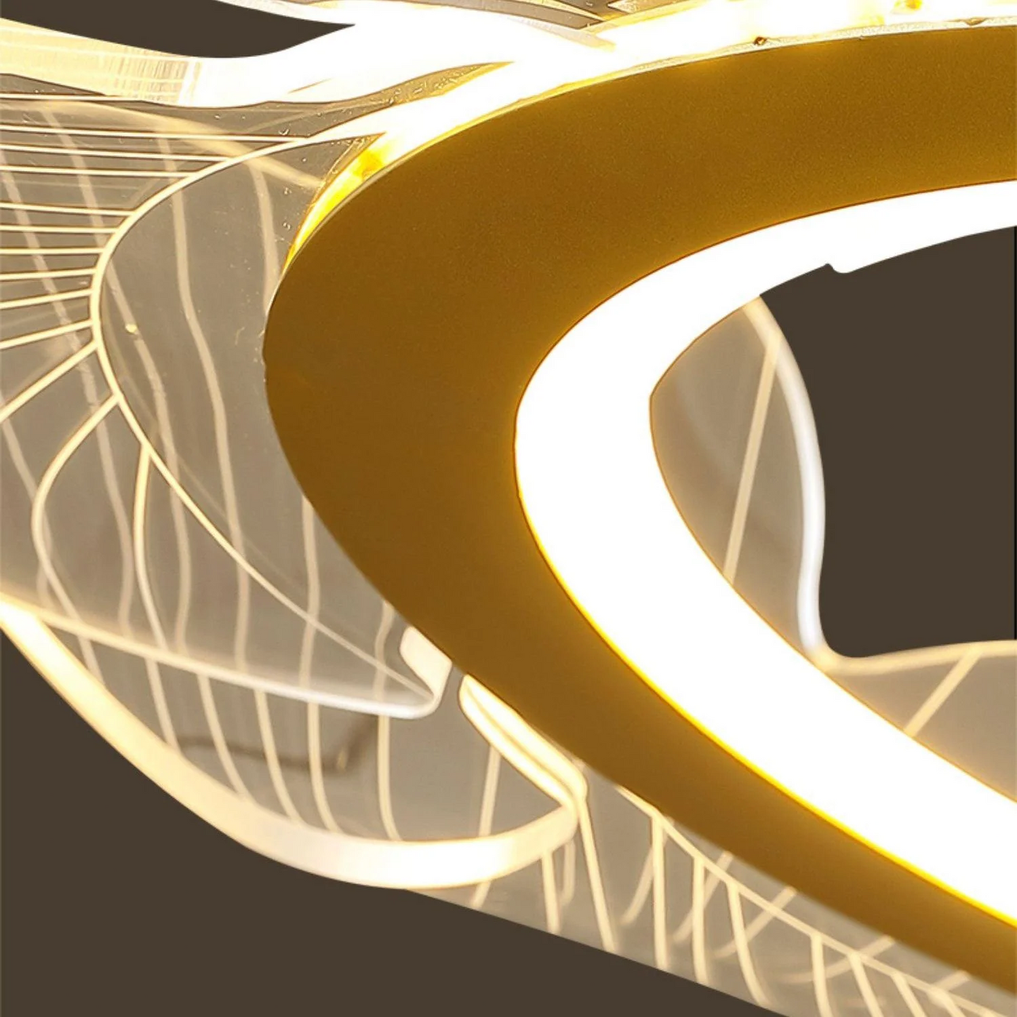 Nordic Lotus Leaf LED Chandelier