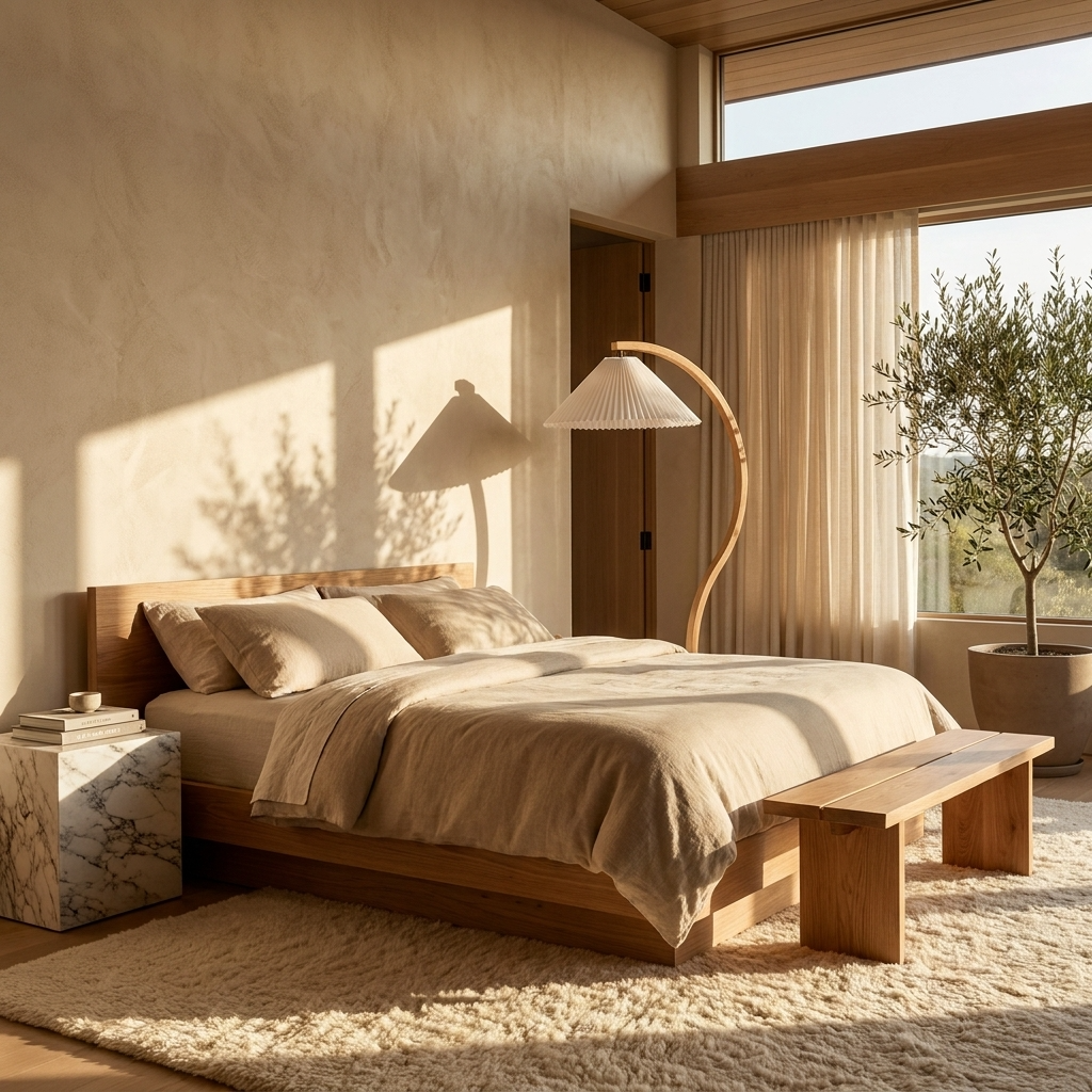 Scandinavian Pleated Floor Lamp