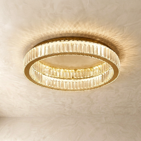 Crystal Ring Ceiling Chandelier