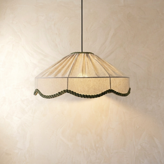 Japanese Retro Fabric Wabi Sabi Pendant Light