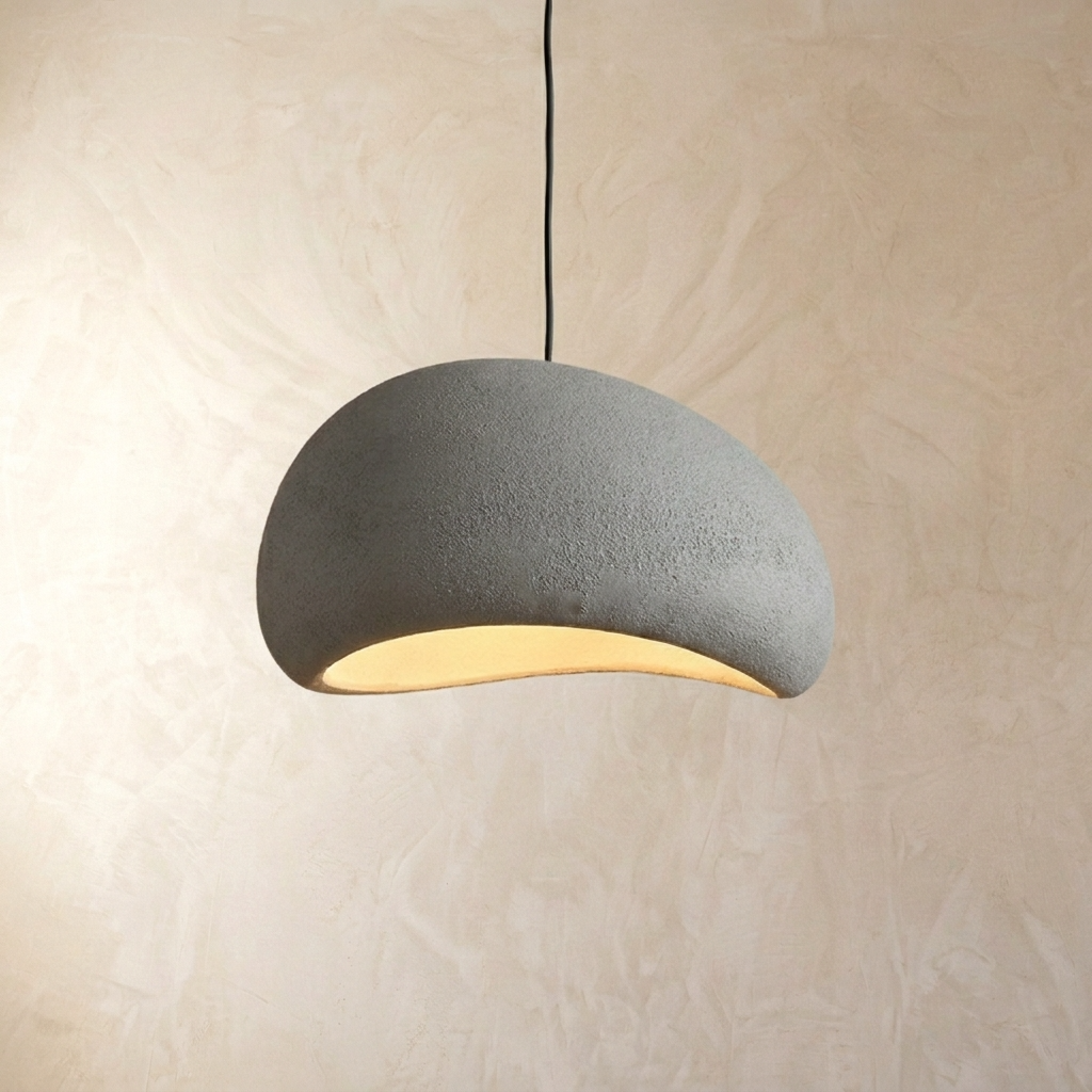 Japanese Wabi Sabi Dome Pendant Light