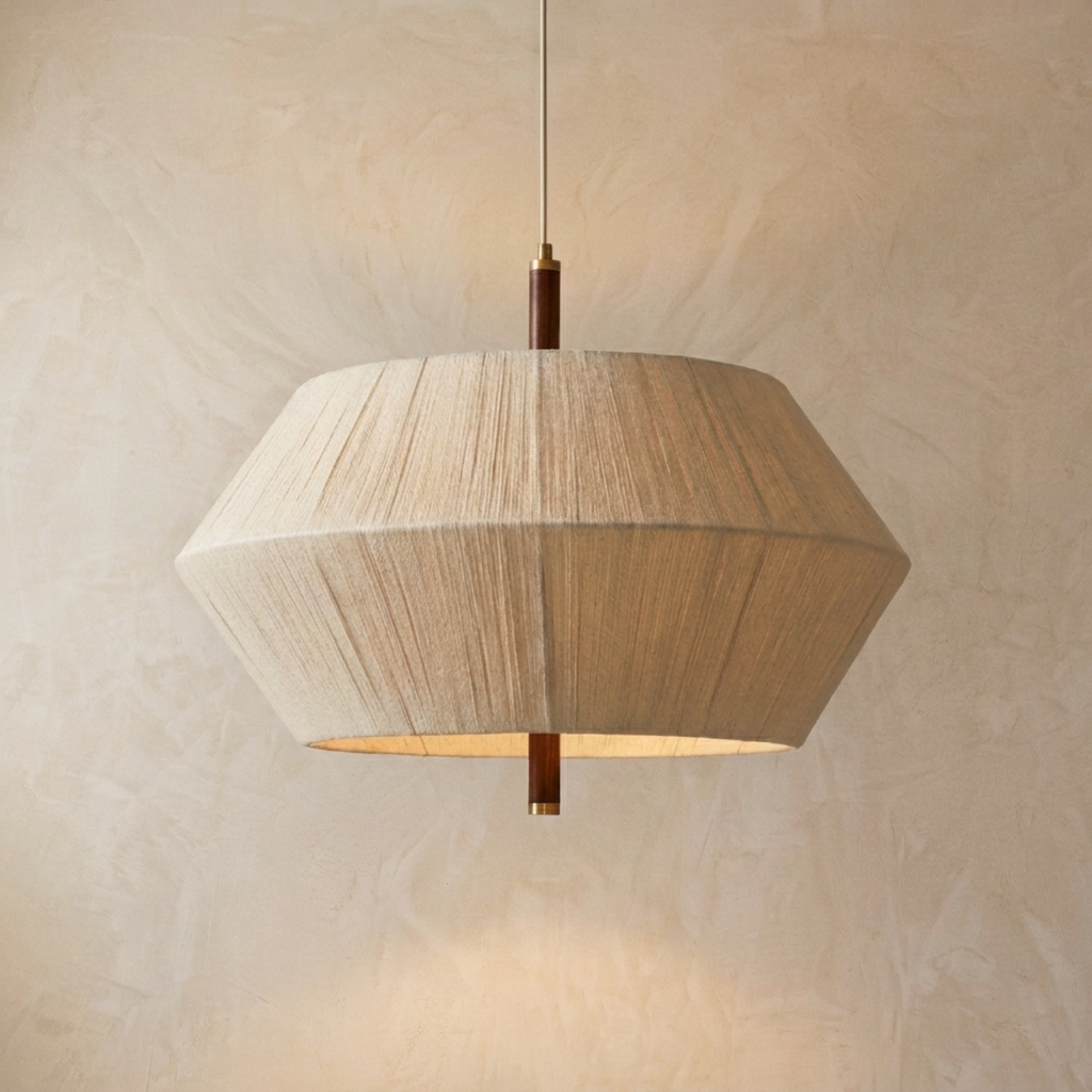 Japanese Wabi Sabi Rattan Pendant Light