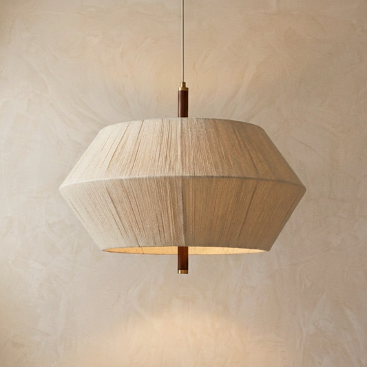 Japanese Wabi Sabi Rattan Pendant Light