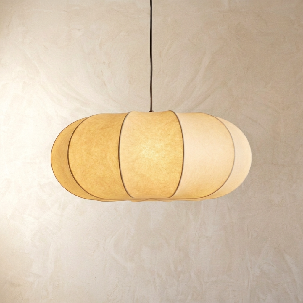 Japanese Wabi Sabi Silk Pendant Light