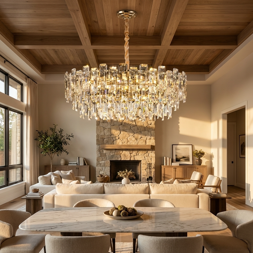 Luxury Crystal Tiered Chandelier