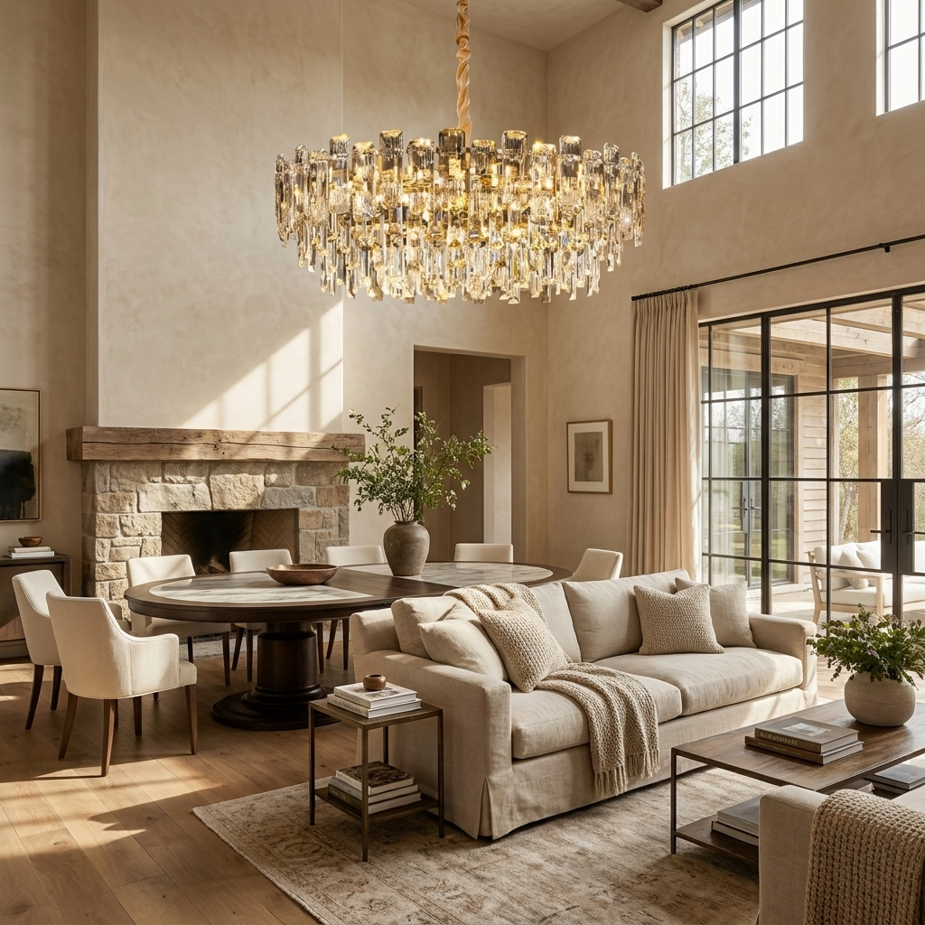 Luxury Crystal Tiered Chandelier