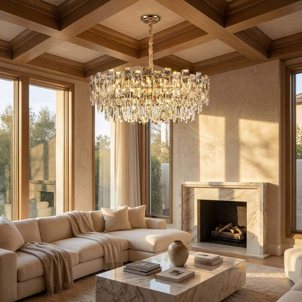 Luxury Crystal Tiered Chandelier