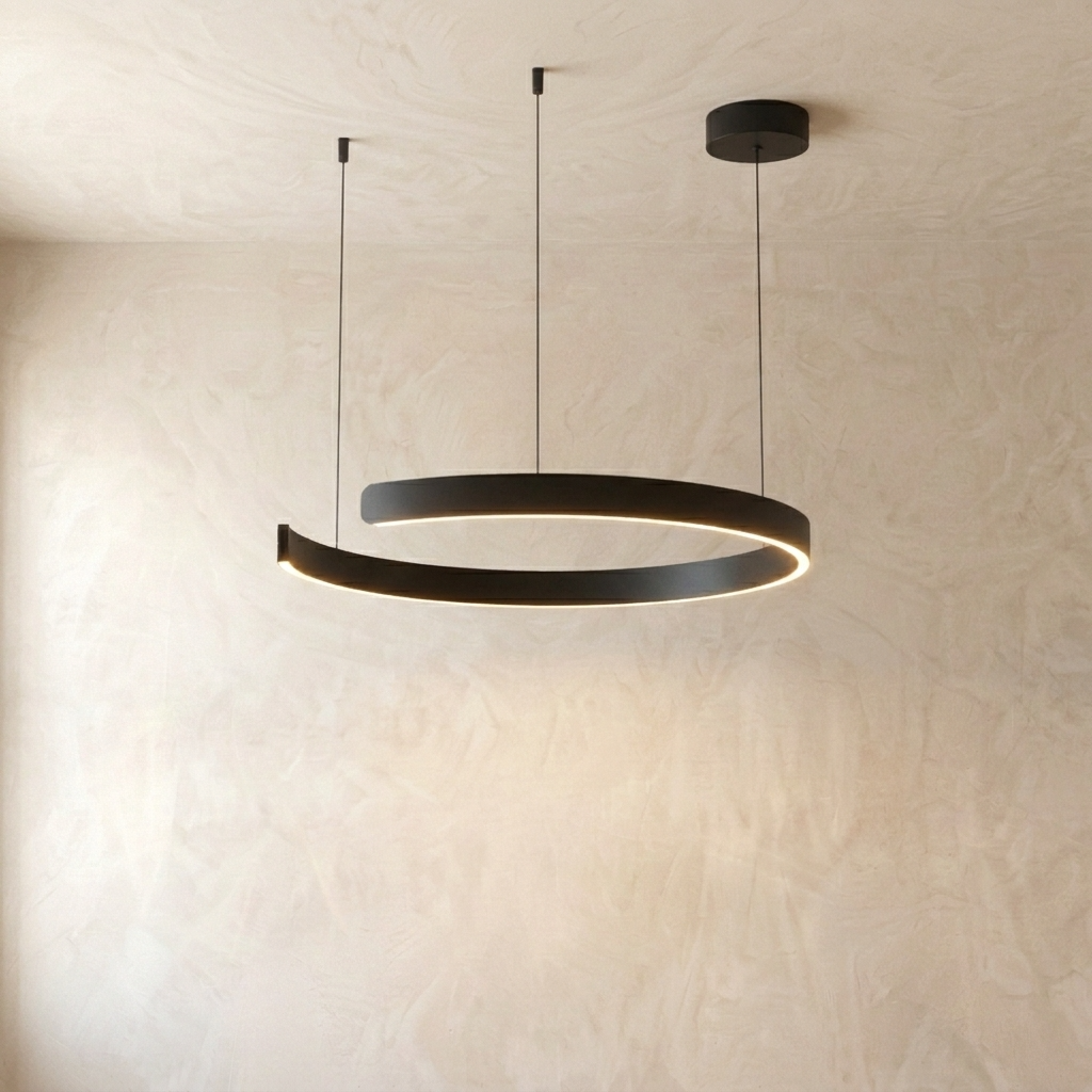 Modern Floating Ring Pendant Light