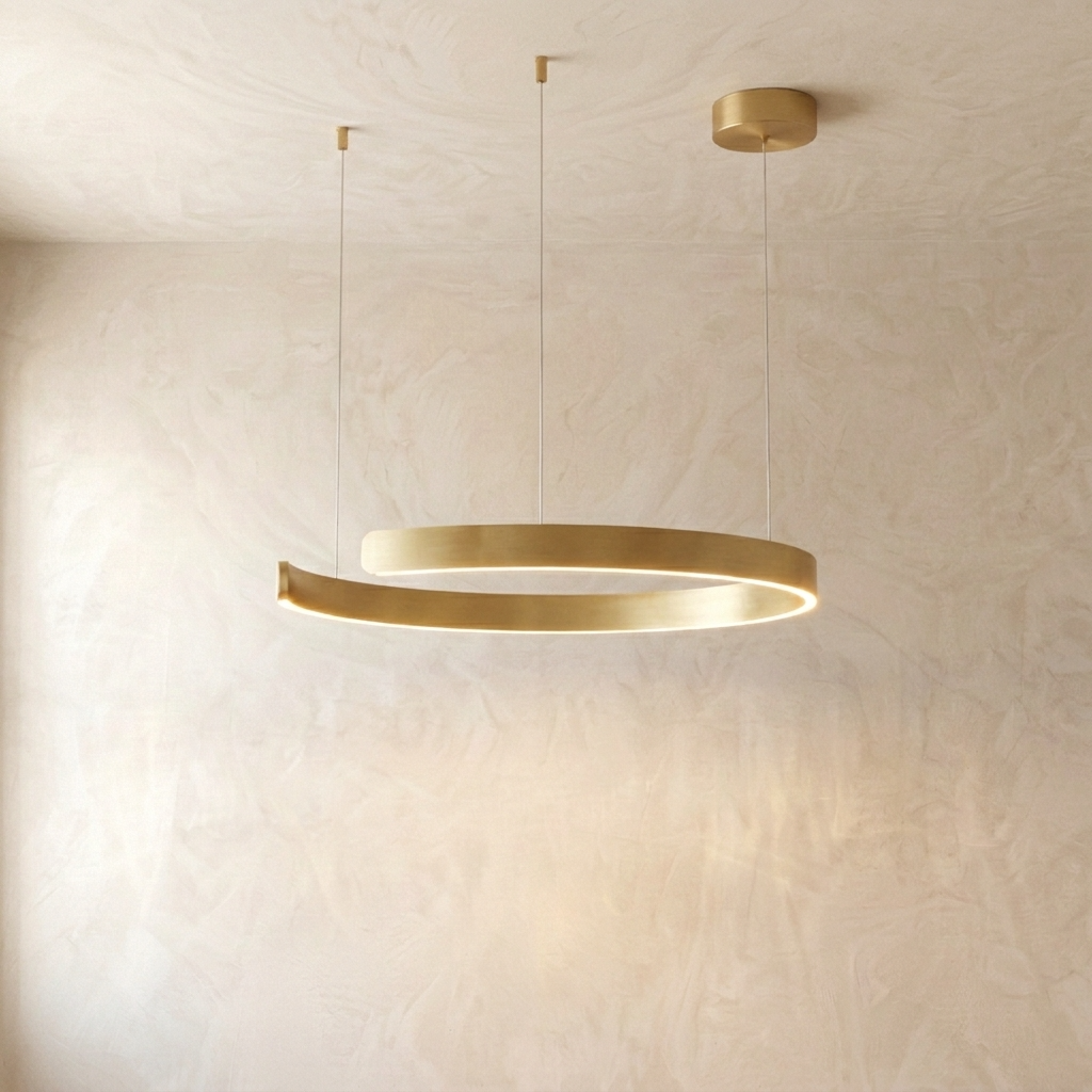 Modern Floating Ring Pendant Light